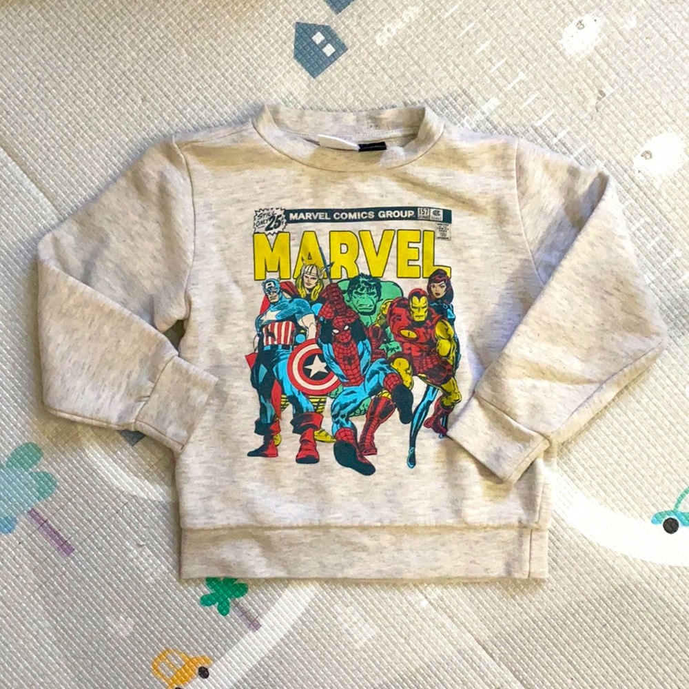 Boys marvel sweatshirt 4t